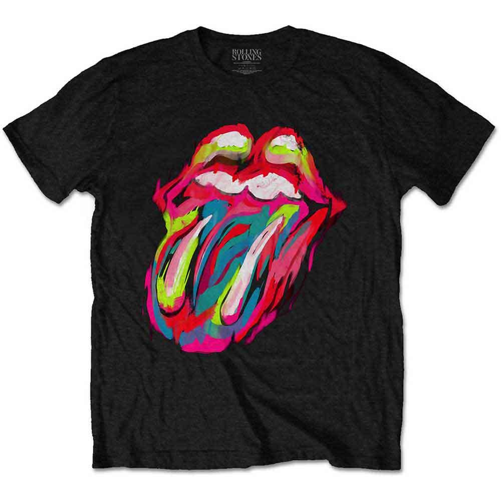 The Rolling Stones - Sixty Brushstroke Tongue (T-Shirt) - Joco Records