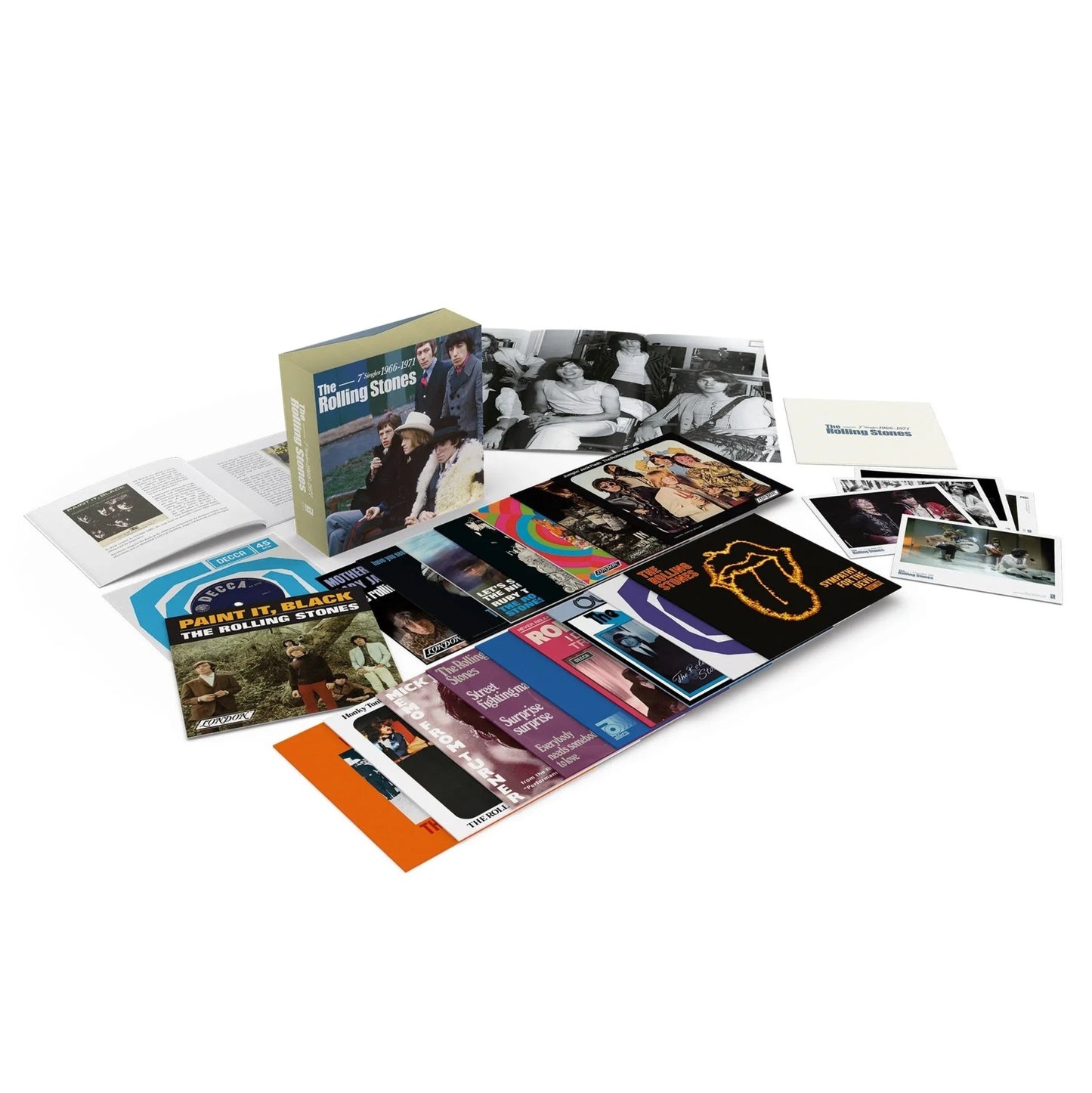 The Rolling Stones - The Rolling Stones Singles 1966-1971 (18 x 7" Single Boxset) (Vinyl Box Set) - Joco Records