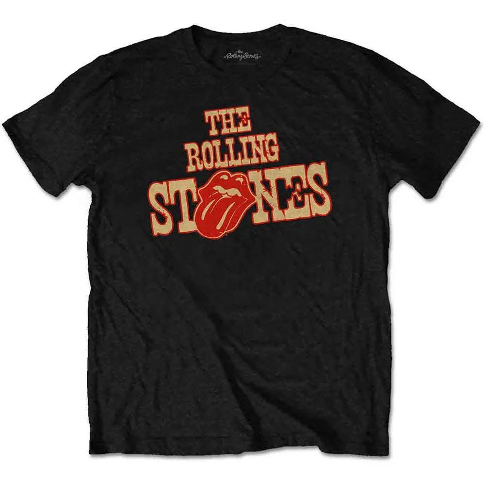 The Rolling Stones - Wild West Logo (T-Shirt) - Joco Records