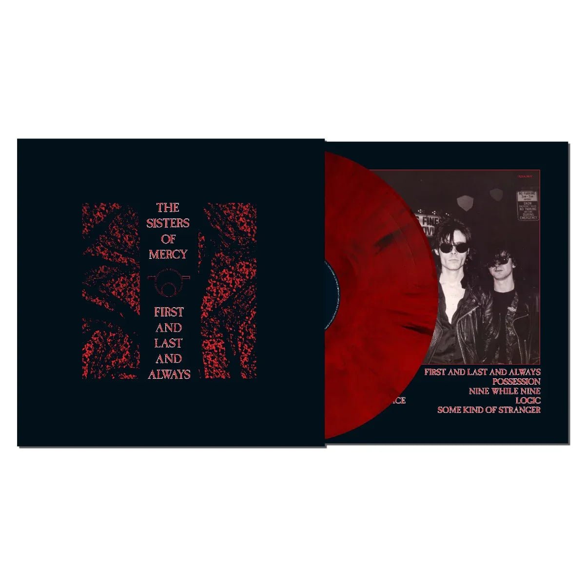 The Sisters Of Mercy - First And Last Always (Brick & Mortar Exclusive, Black & Red Marble Vinyl) (LP) - Joco Records