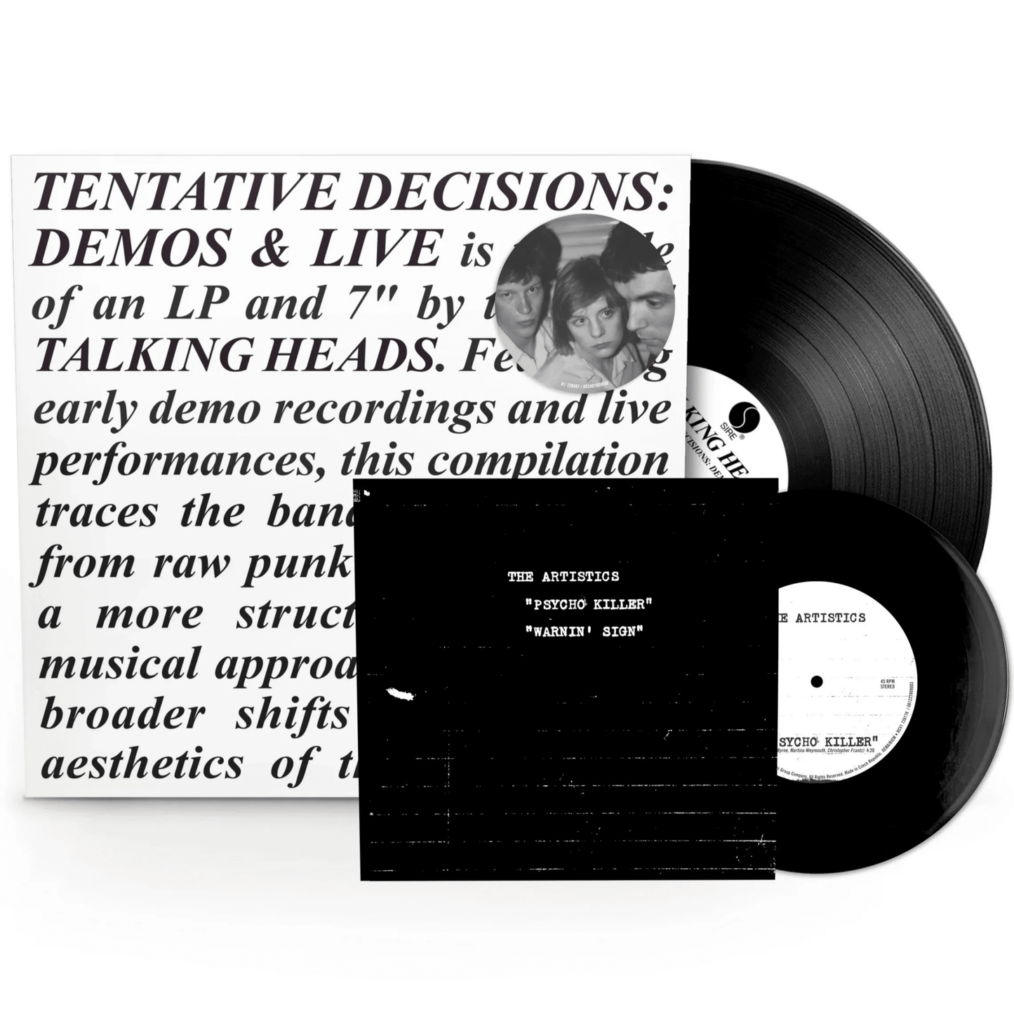 The Talking Heads - Tentative Decisions: Demos & Live (With Bonus 7") (LP) - Joco Records