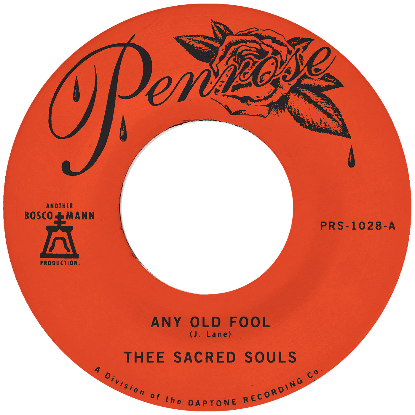 Thee Sacred Souls - Any Old Fool B/W Price I'Ll Pay