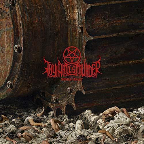 Thy Art Is Murder - Human Target (Brown & Black Swirl Vinyl In Gatefold) (LP) - Joco Records