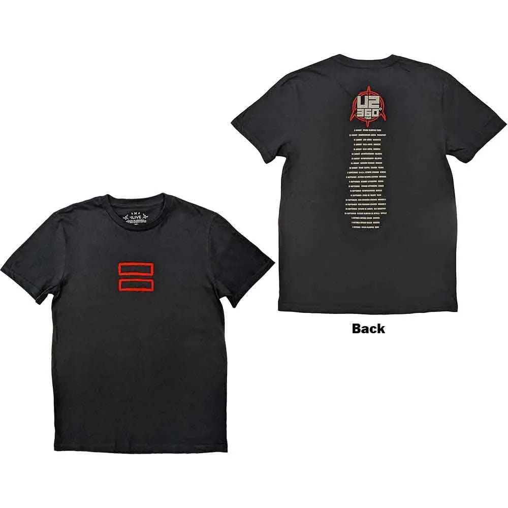 U2 - 360 Degree Tour 2010 Equals (T-Shirt) - Joco Records