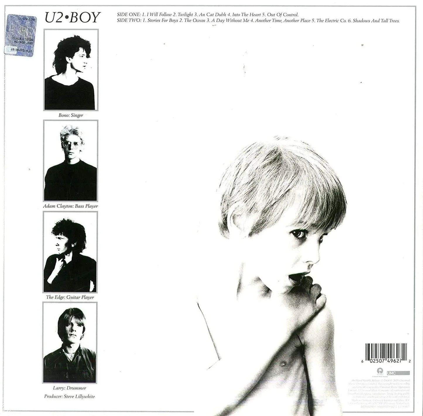 U2 - Boy (40th Anniversary Edition) (Indie Exclusive, RSD &, Remastered, White Vinyl) (LP) - Joco Records