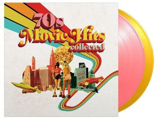 Various Artists - 70's Movie Hits Collected (180 Gram Pink & Yellow Color Vinyl) (Import) (2 LP) - Joco Records