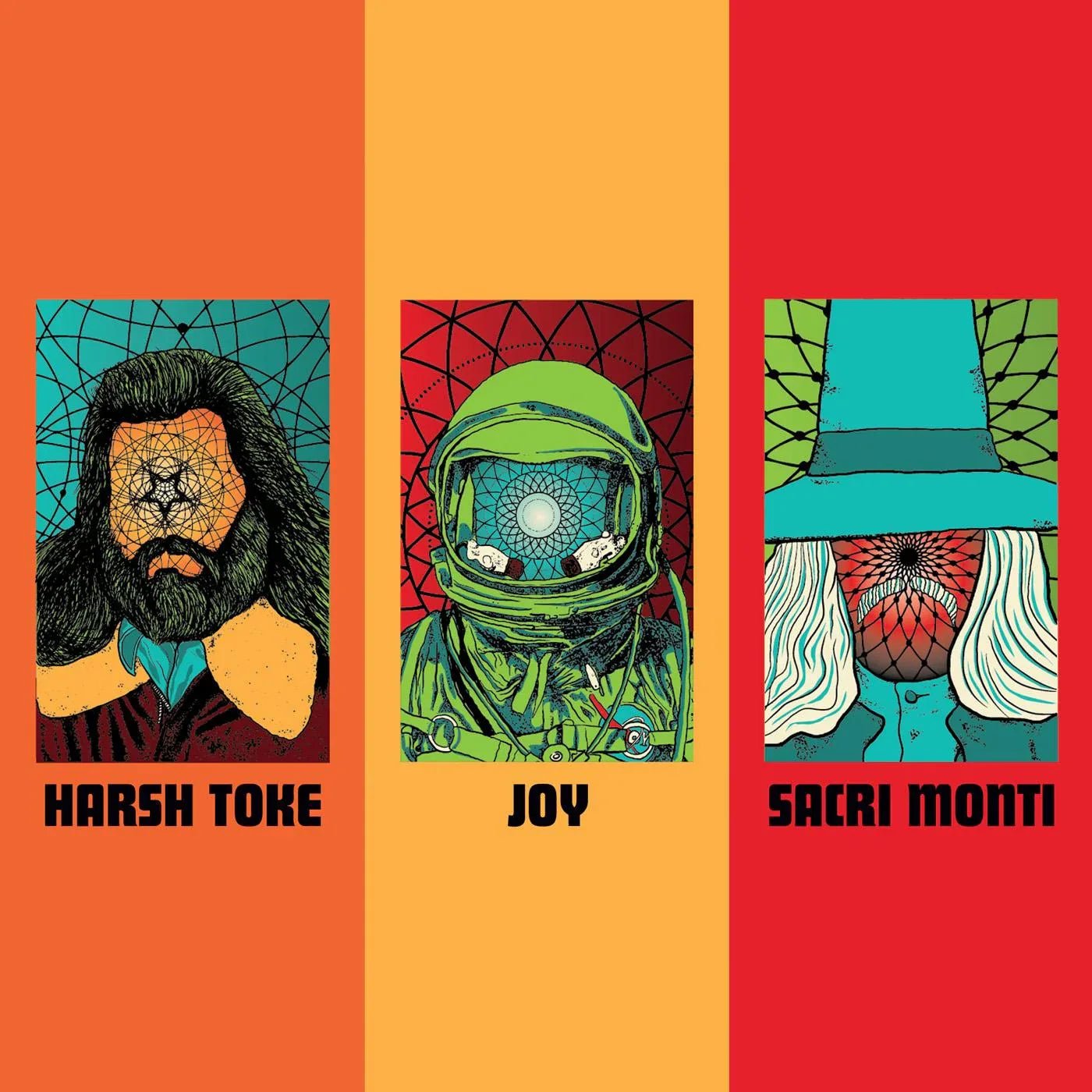 Various Artists - Burnout EP (Orange & Yellow & Red Vinyl) (7-Inch Single) - Joco Records