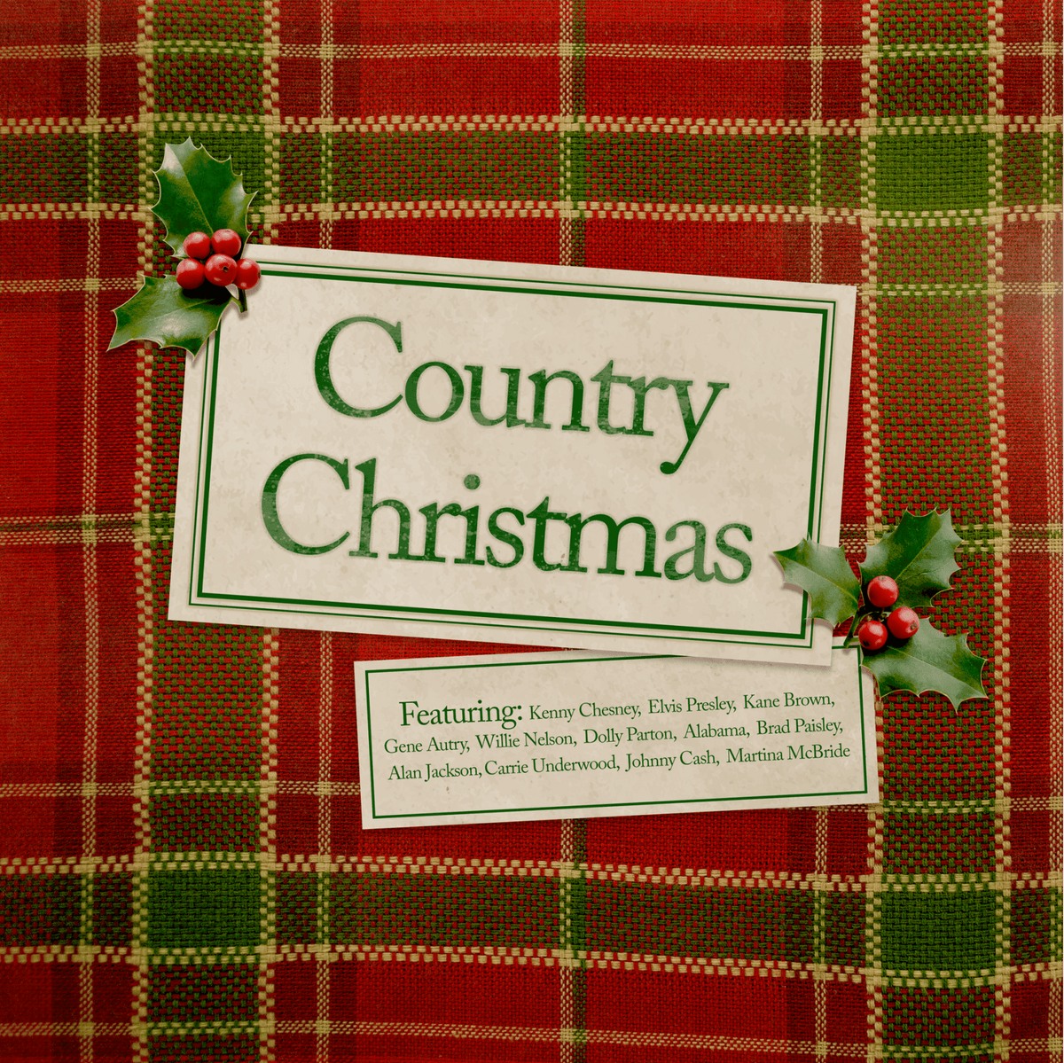 Various Artists - Country Christmas (Tree Color Green Color Vinyl) - Joco Records