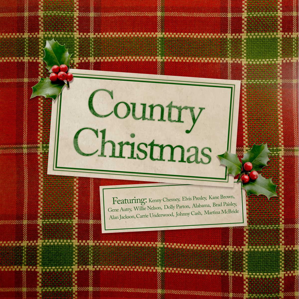 Various Artists - Country Christmas (Tree Color Green Color Vinyl)