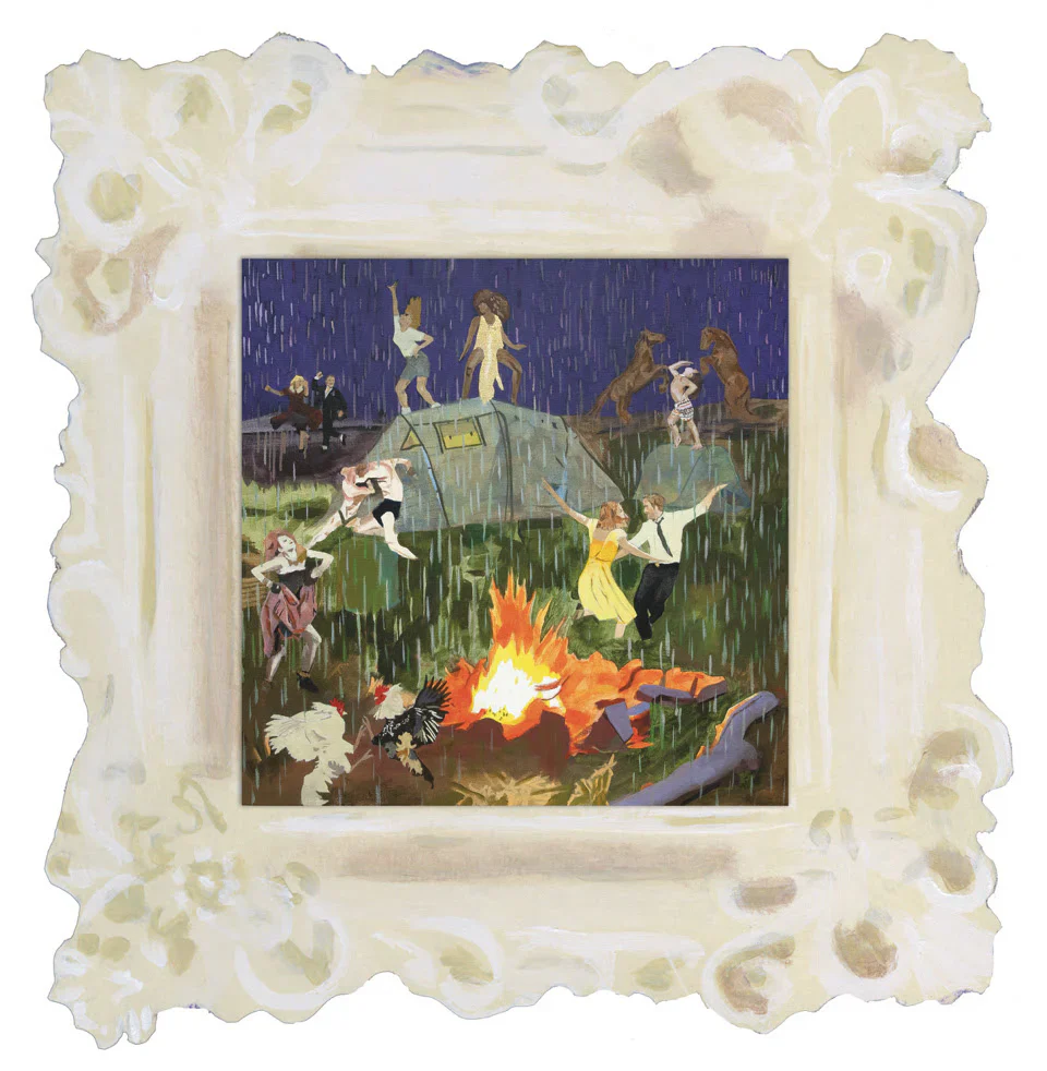 Various Artists - Let's Go Dancing: Said the Falling Rain to the Open Flame: A Kevn Kinney Tribute Album (Limited Edition, Opaque Bone Color Vinyl)