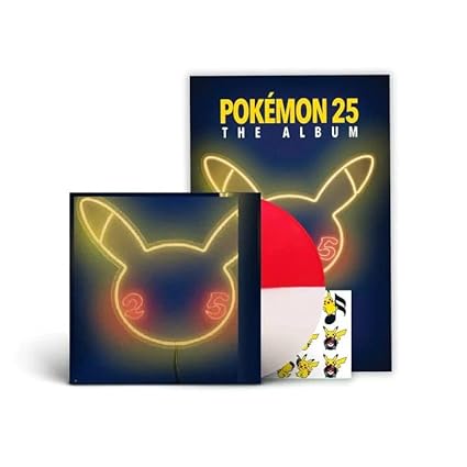 Various Artists - Pokemon 25: The Album (Limited Edition, Two-Tone Vinyl, Poster) - Joco Records