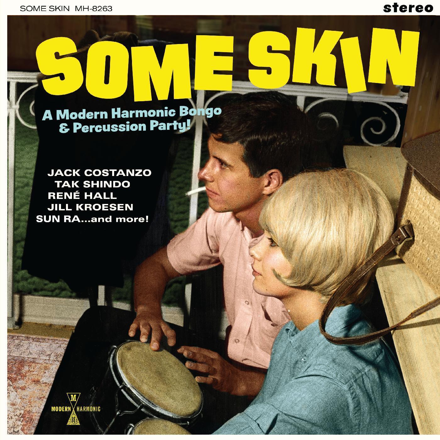 Various Artists - Some Skin: A Modern Harmonic Bongo & Percussion Party (Yellow Vinyl) (LP) - Joco Records