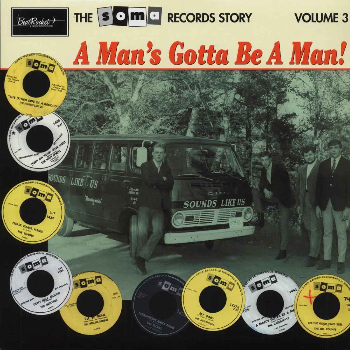 Various Artists - The Soma Records Story-Vol. 3-A Man's Gotta Be A Man! (LP) - Joco Records