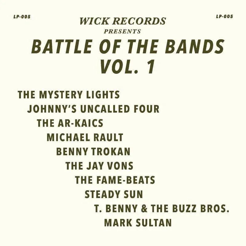 Various Artists - Wick Records Presents Battle Of The Bands Vol. 1 (Black Swirl Vinyl, RSD Drop - Joco Records