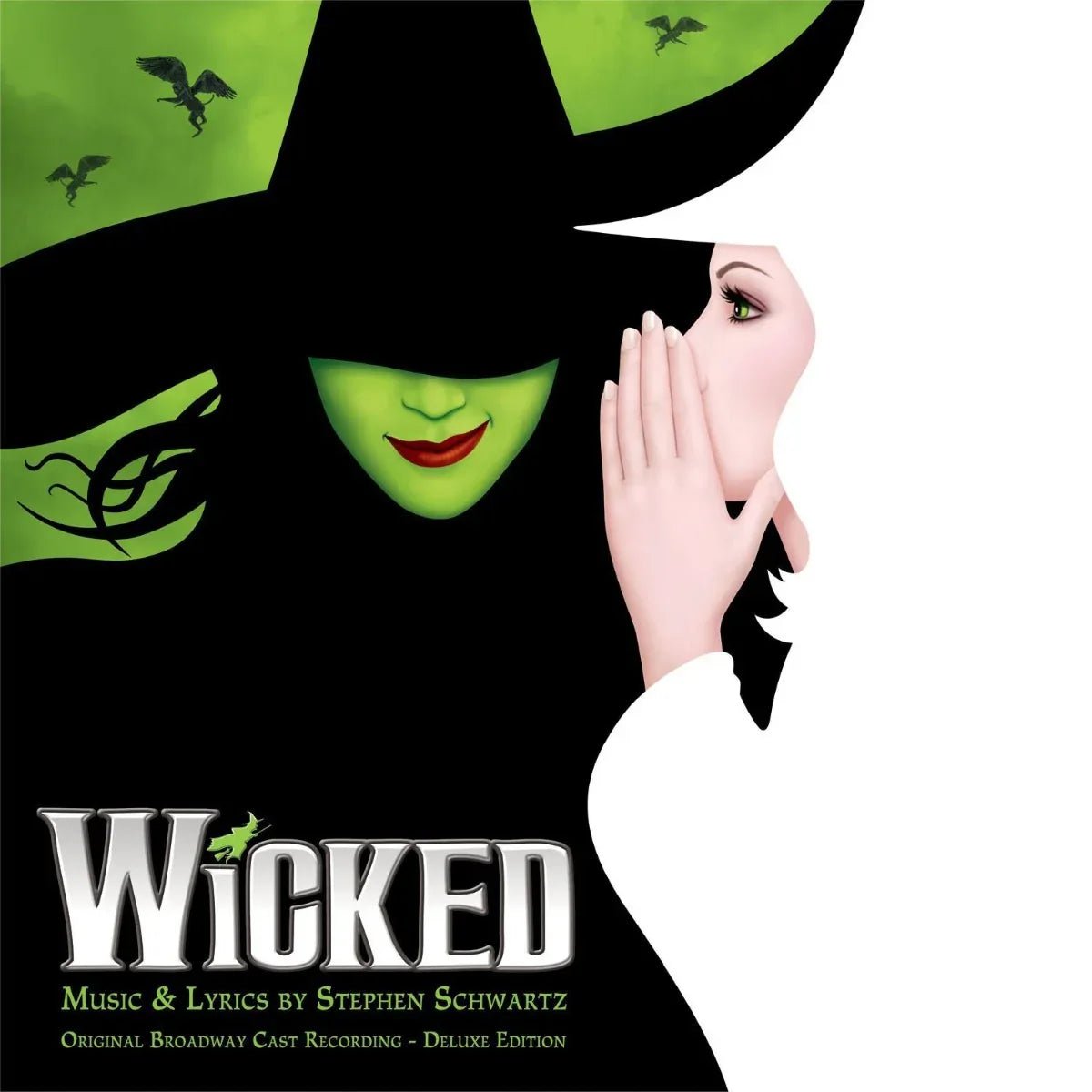 Various Artists - Wicked (Original Cast Recording) (Green & Black Vinyl) (2 LP) - Joco Records