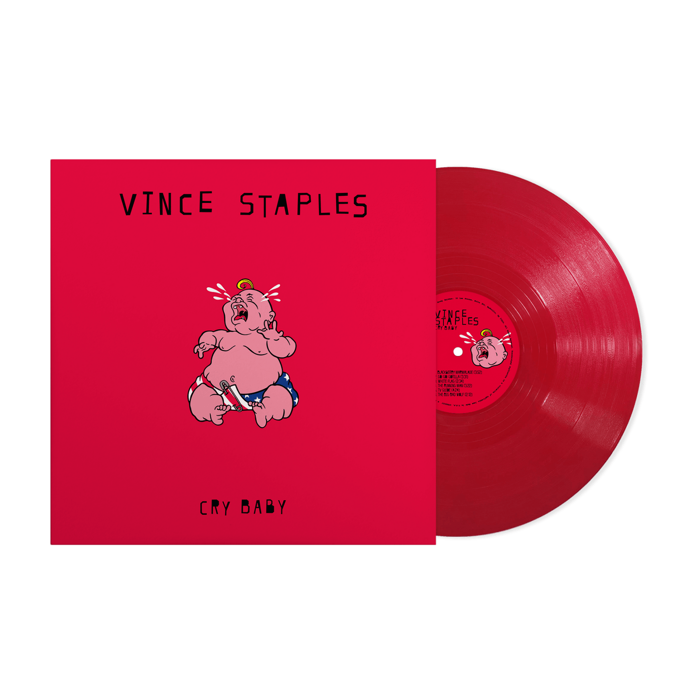 Vince Staples - Cry Baby (Indie Exclusive, Red Vinyl) (LP) - Joco Records