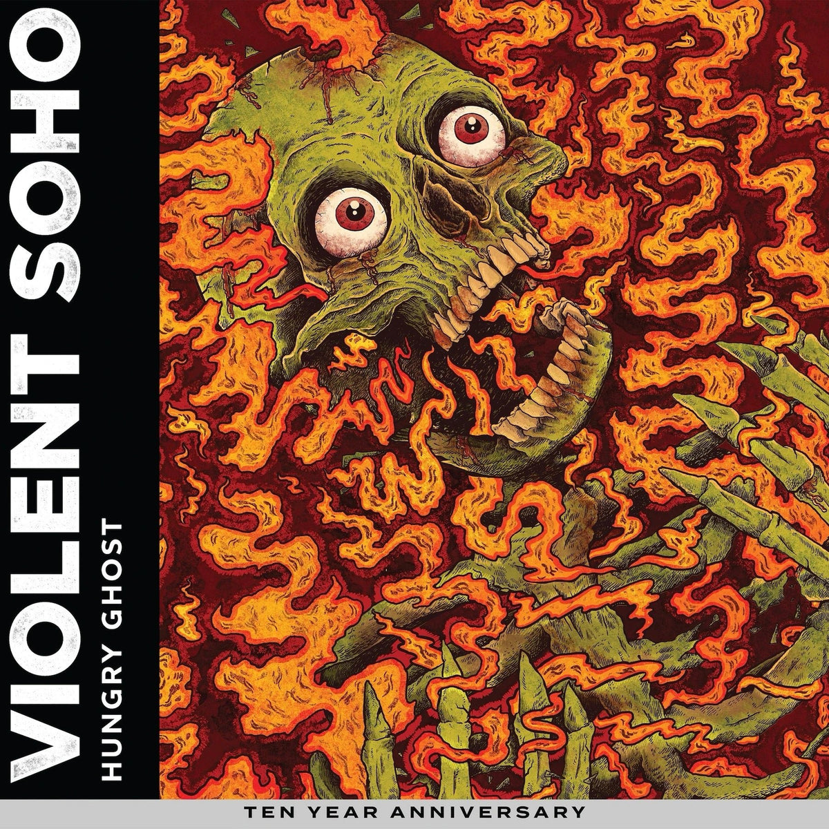 Violent Soho - Hungry Ghost (10th Anniversary Edition) (Yellow, Orange & Red Splatter Vinyl) (LP) - Joco Records