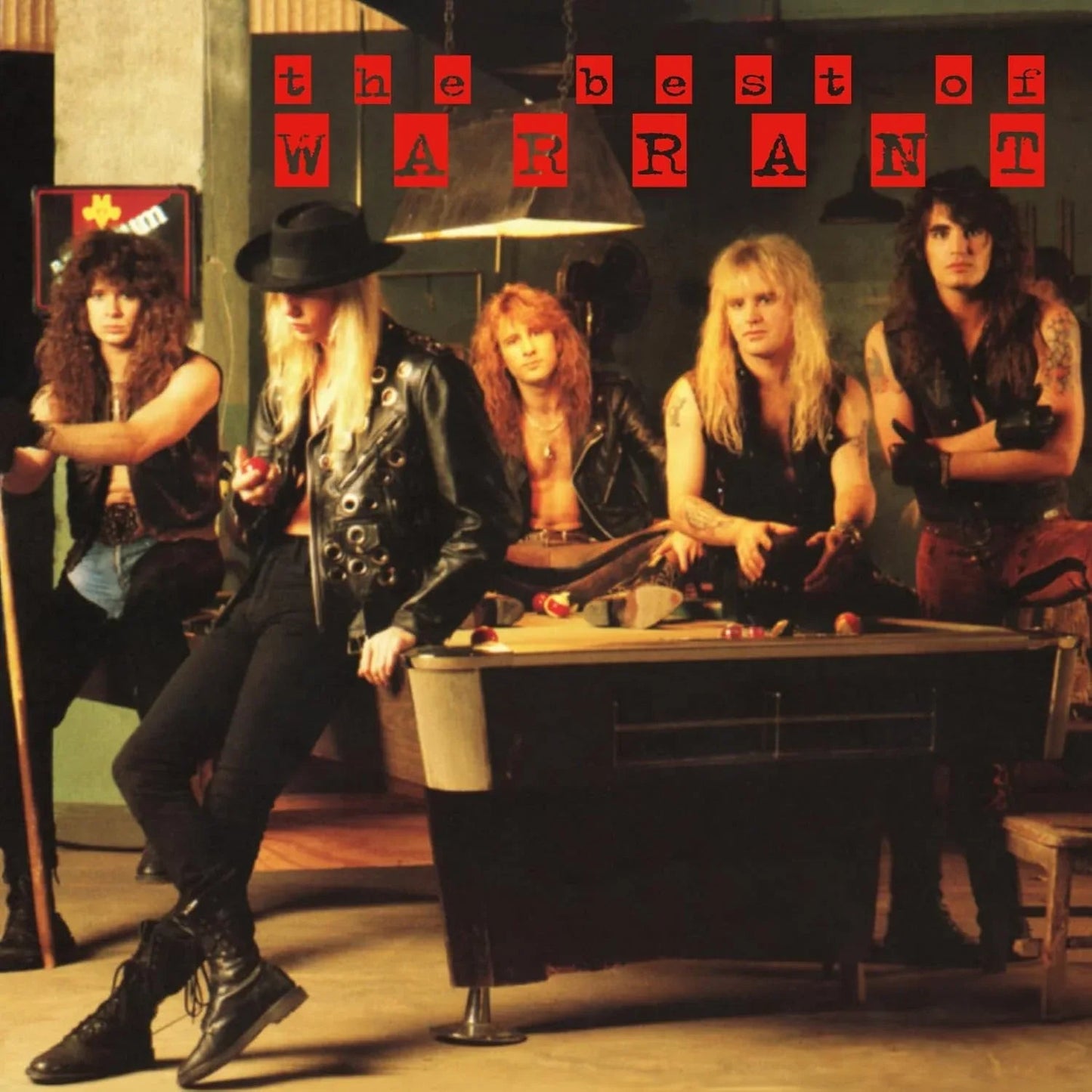 Warrant - The Best Of Warrant (Limited Edition Import, 180 Gram, Red Vinyl) (2 LP) - Joco Records