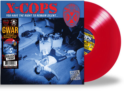 X-Cops - You Have The Right To Remain Silent (Explicit Content) (Red, RSD Exclusive, Color Vinyl, Poster) (RSD 11.24.23) - Joco Records