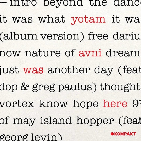 Yotam Avni - Was Here (2 LP)