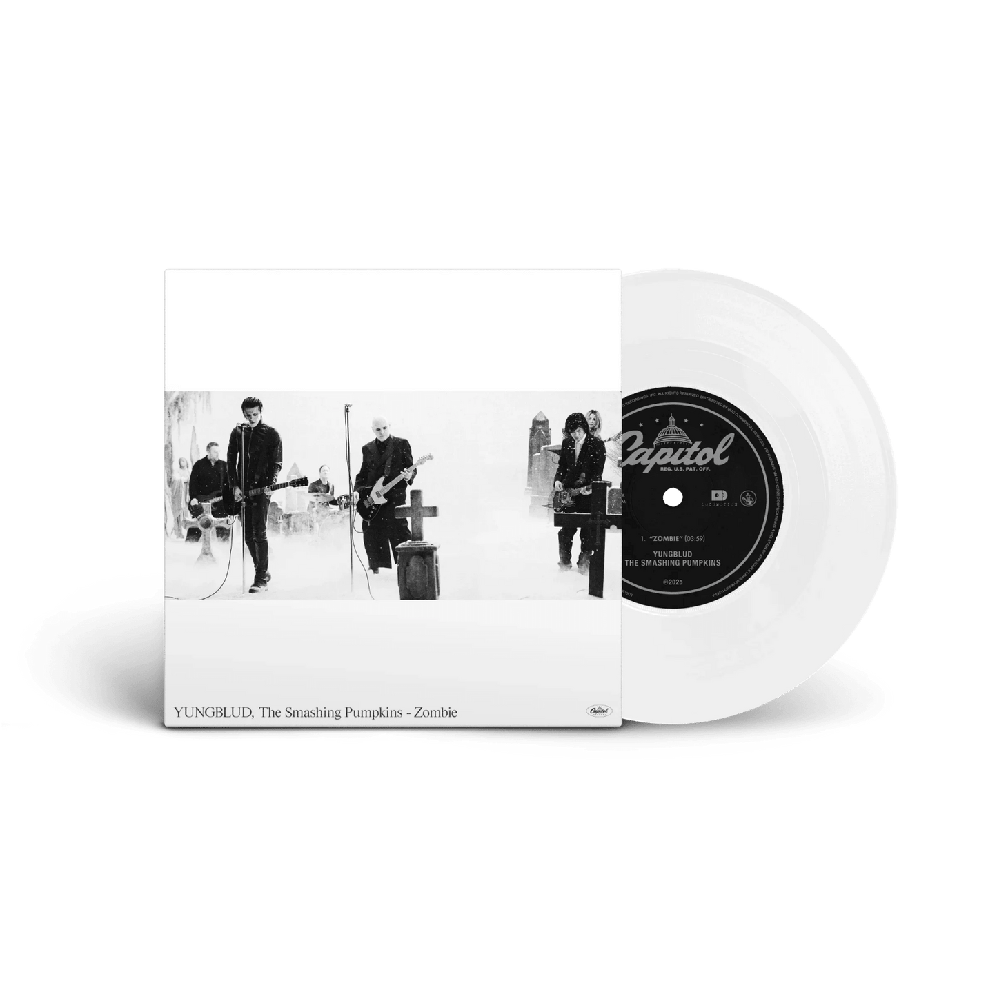 Yungblud/The Smashing Pumpkins - Zombie (White 7" Single) (LP) - Joco Records