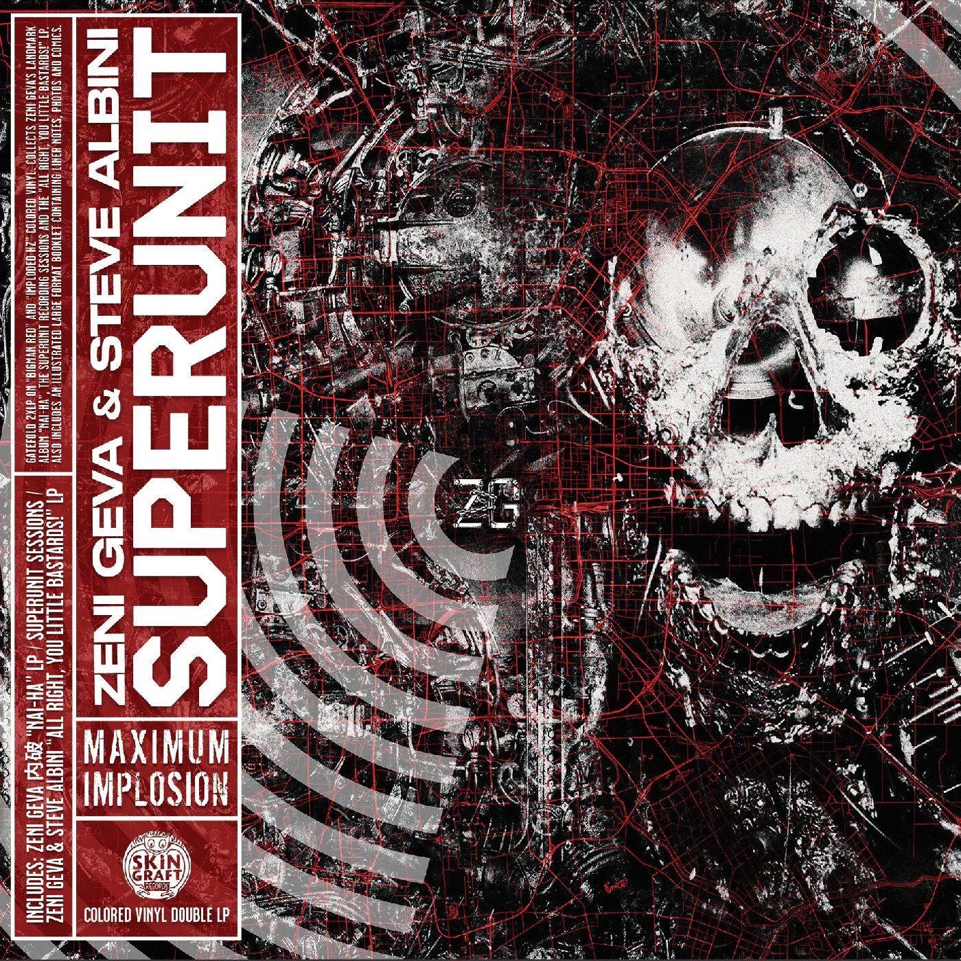 Zeni Geva & Steve Albini - Superunit: Maximum Implosion (Red & Random Vinyl) - Joco Records