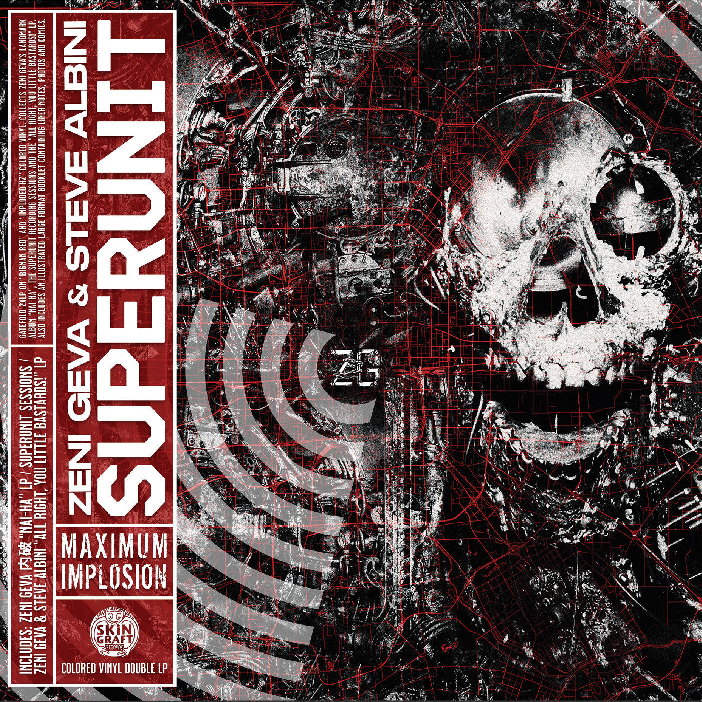 ZENI GEVA & STEVE ALBINI - Superunit: Maximum Implosion (Red & Random Vinyl)