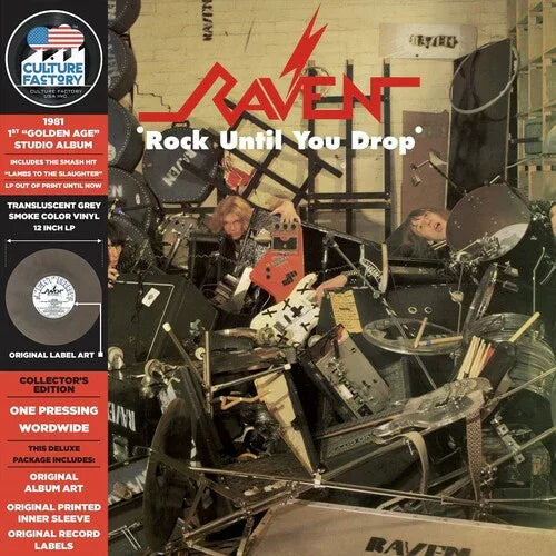 Raven - Rock Until You Drop (Color Vinyl, Blue & Purple Smoke) - Joco Records