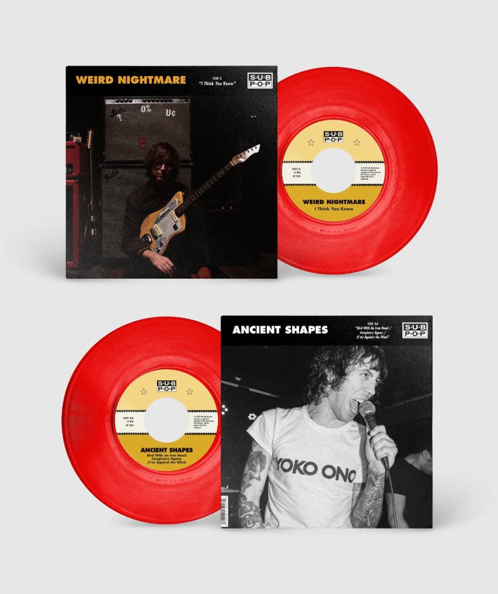 Weird Nightmare and Ancient Shapes - Weird Nightmare and Ancient Shapes (Limited Edition, Red Vinyl) (7" Vinyl) - Joco Records