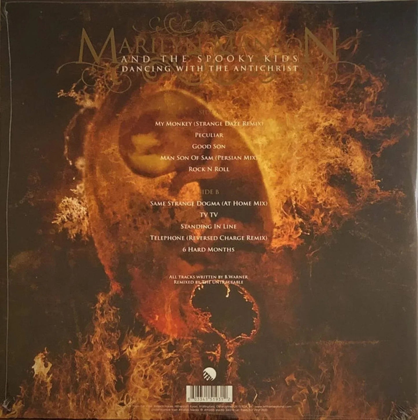 Marilyn Manson - Dancing With The Antichrist (Limited Edition Import, 140 Gram, White & Black Splatter Vinyl) (LP) - Joco Records