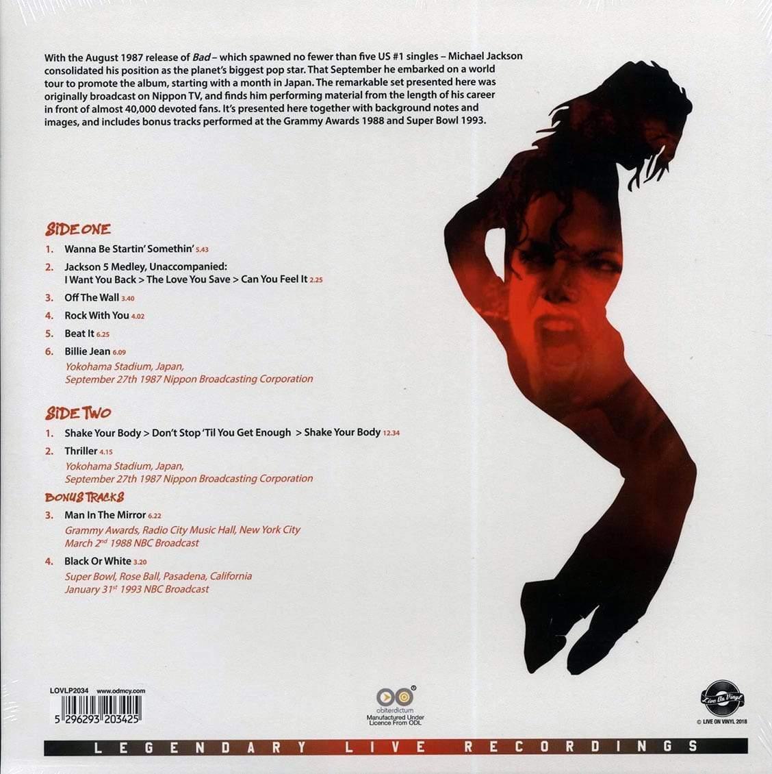 Michael Jackson - Greatest Hits: Live (Limited Import Pressing, Bonus Tracks, 180 Gram) (LP) - Joco Records