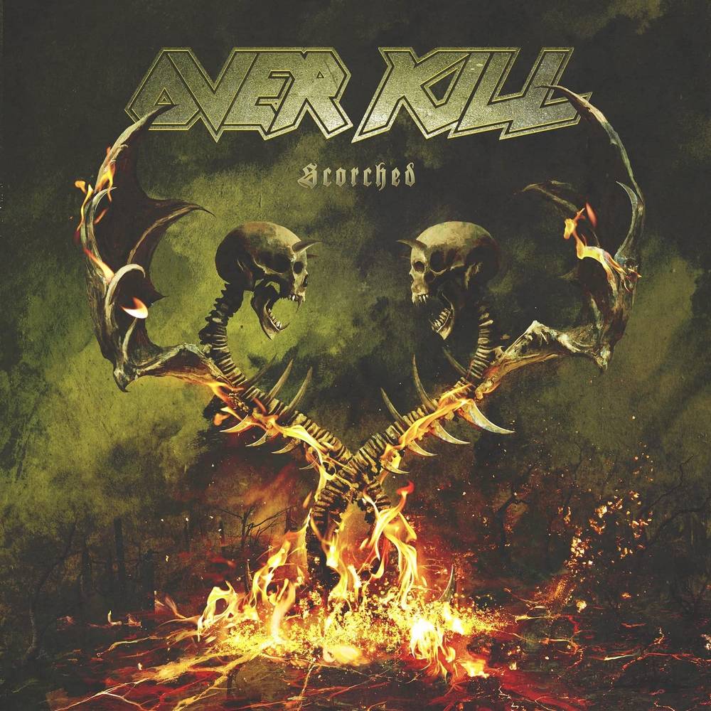Overkill - Scorched (Indie Exclusive, Amber W/ Green Splatter Color Vinyl) (2 LP) - Joco Records