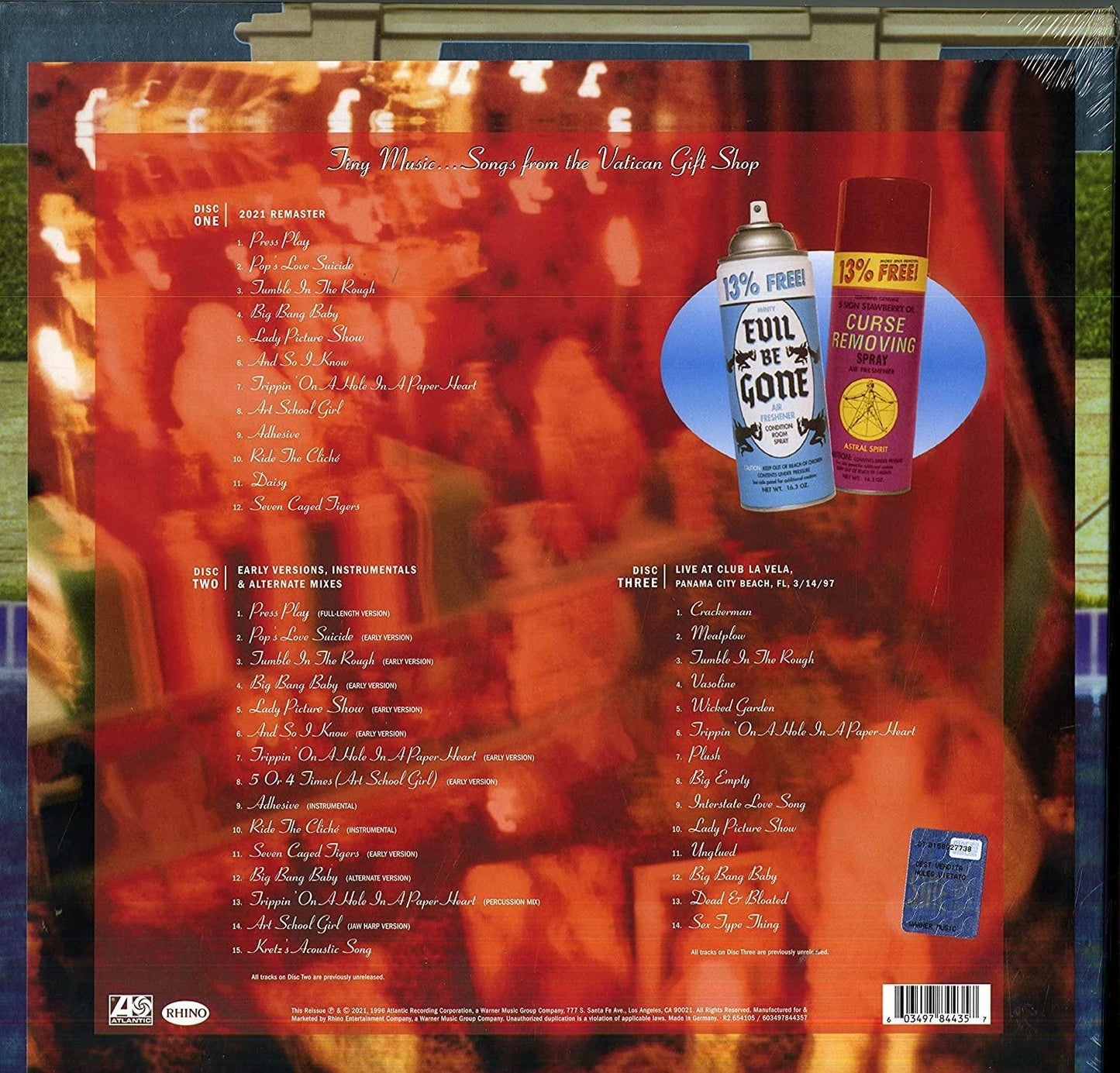 Stone Temple Pilots - Tiny Music... Songs From The Vatican Gift Shop (Limited Super Deluxe Edition, Remastered, 180 Gram) (3 CD) (1 LP) - Joco Records