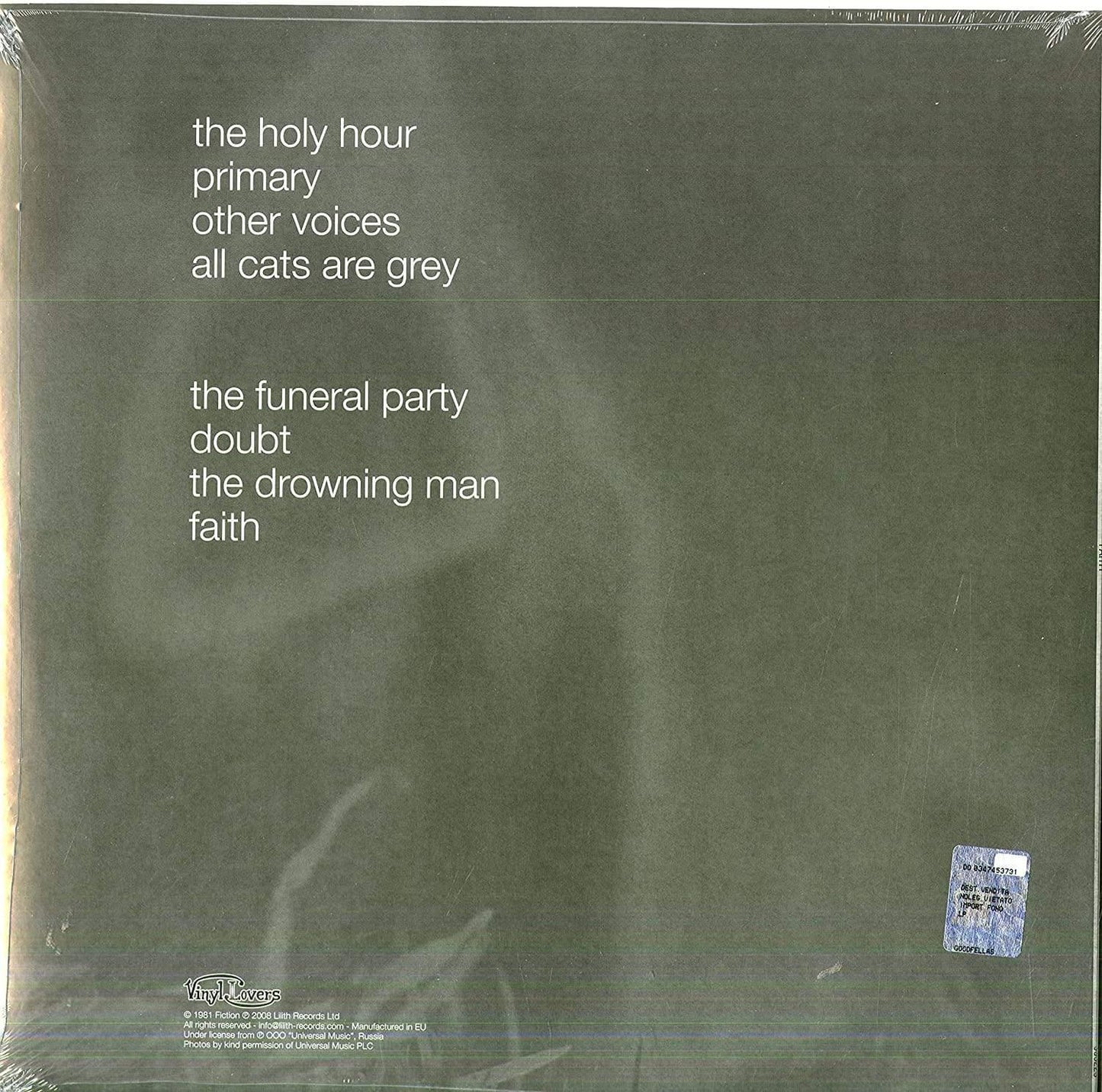 The Cure - Faith (Limited Edition, 140 Gram, Grey Vinyl) (LP) - Joco Records