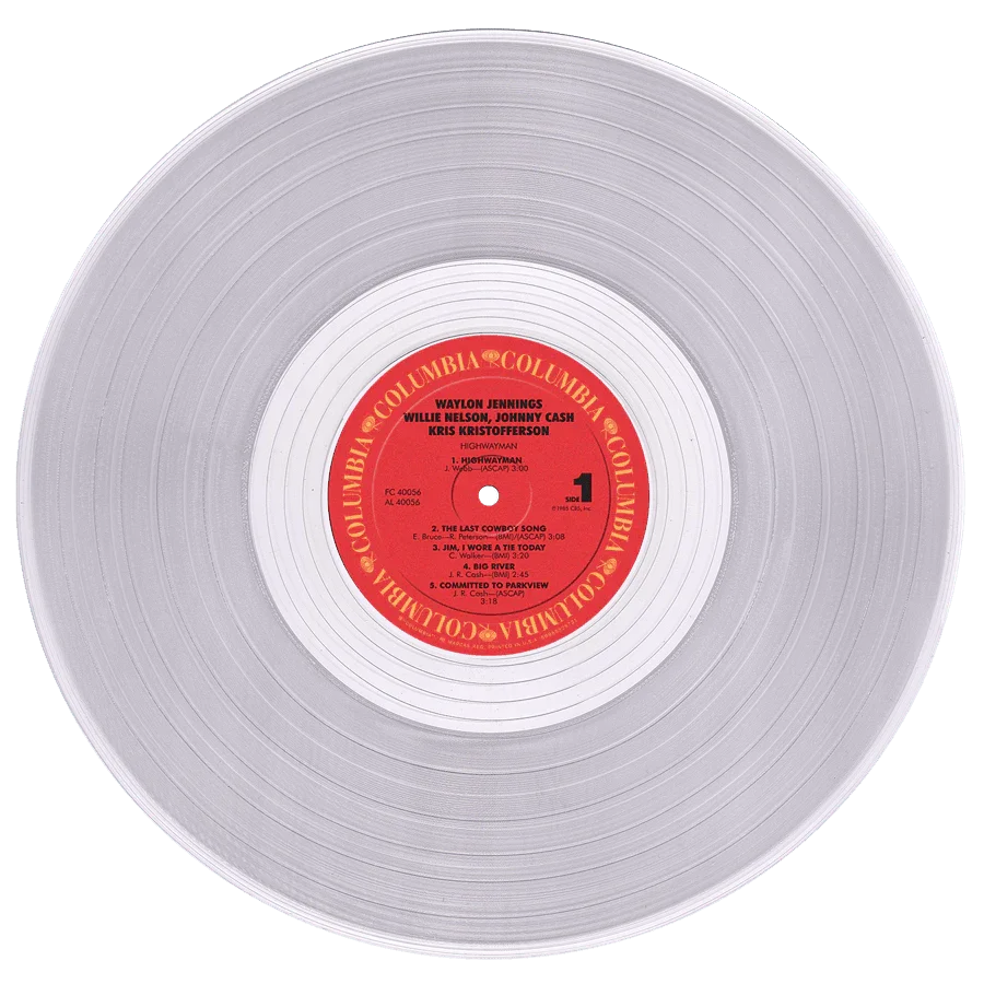 The Highwaymen - Highwayman (Limited Edition, Clear Vinyl) (LP) - Joco Records