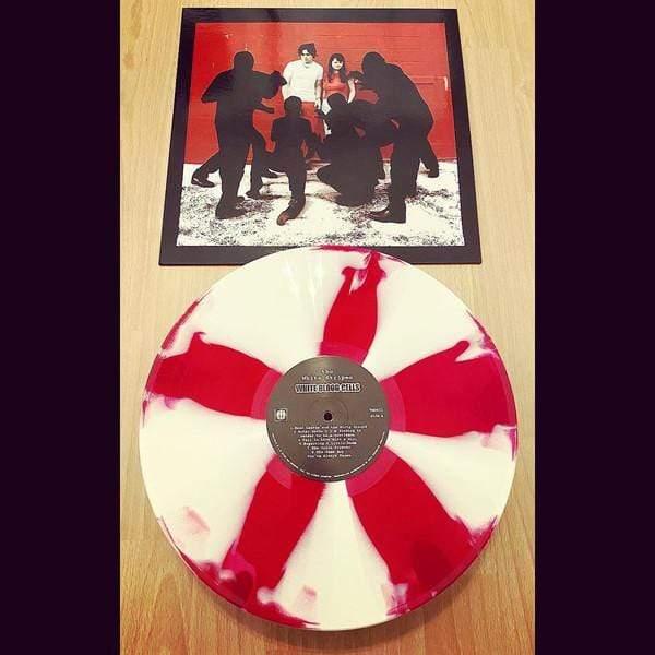 The White Stripes - White Blood Cells (20th Anniversary Edition) (Indie Exclusive, Red & White Pinwheel Vinyl) (LP) - Joco Records