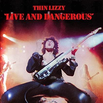 Thin Lizzy - Live And Dangerous (180 Gram Vinyl, Clear Vinyl, Red, Audiophile, Limited Edition) (2 LP) - Joco Records