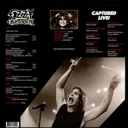Ozzy Osbourne - Captured Live! (Limited Edition, Broadcast Import) (3 LP)