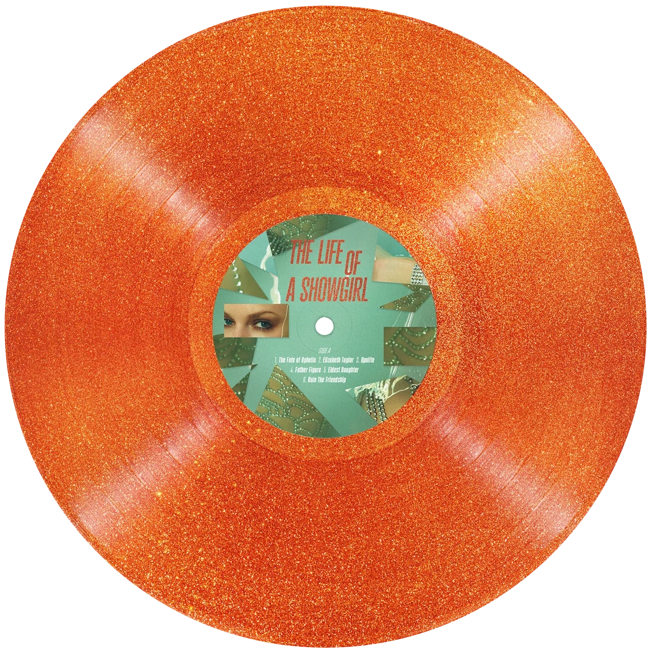 Taylor Swift - The Life Of A Showgirl (Portofino Orange Glitter Vinyl) (LP)