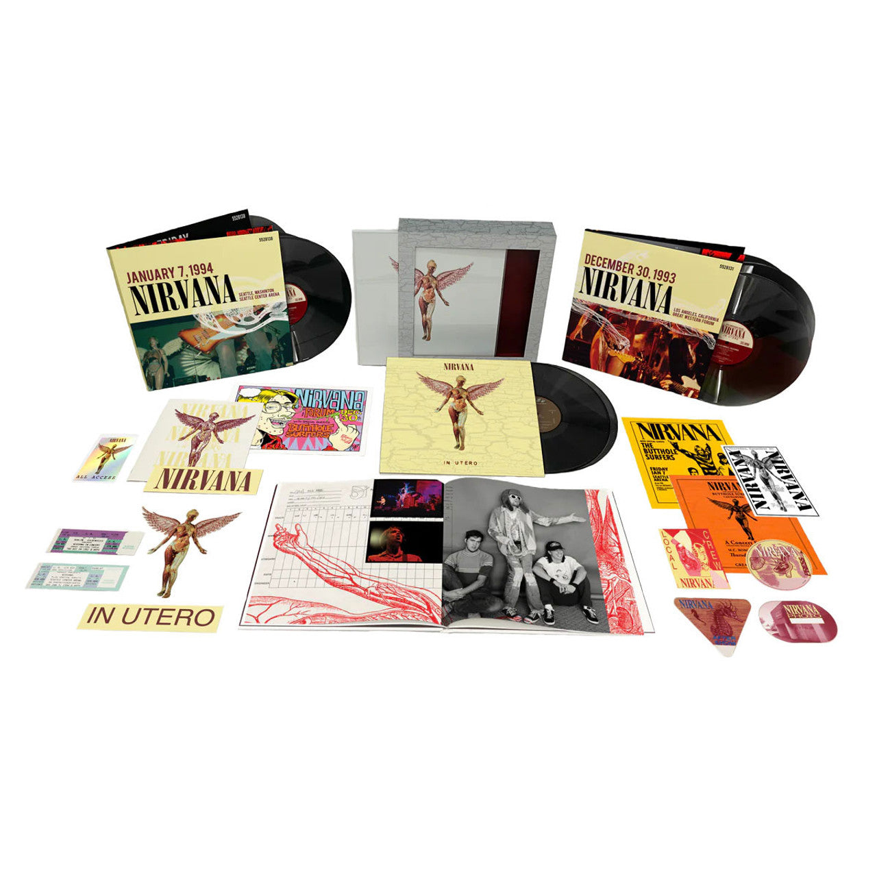 Nirvana - In Utero (30th Anniversary) (Super Deluxe Edition) (8 LP Box Set) - Joco Records