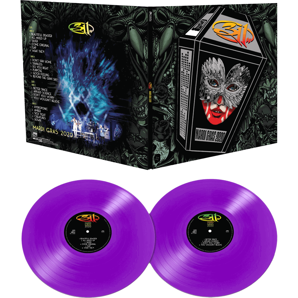 311 - Mardi Gras 2020 (Limited Edition, Purple Vinyl) (2 LP) - Joco Records