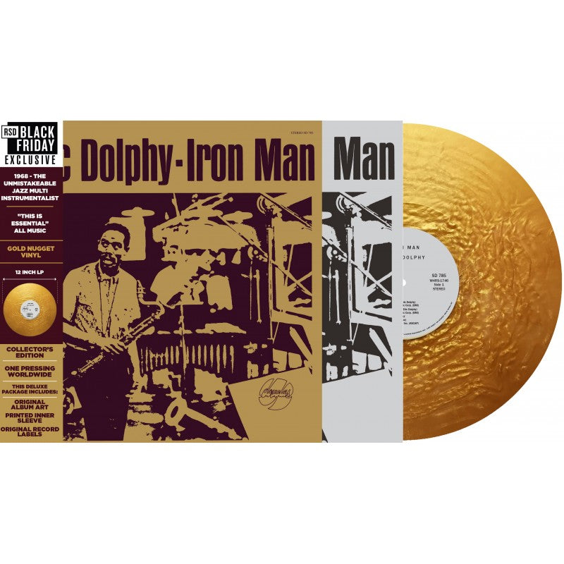 Eric Dolphy - Iron Man (RSD 11.2023 Exclusive, Gold Vinyl) (LP)