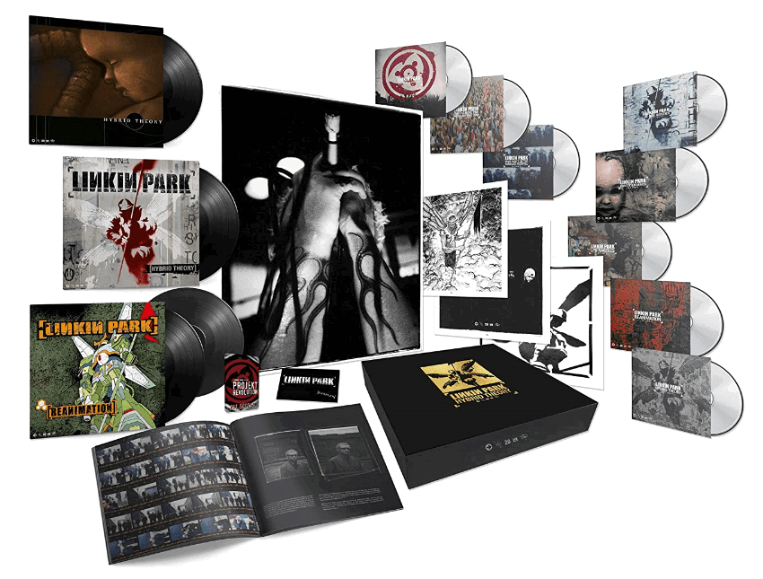 Linkin Park - Hybrid Theory 20th Anniversary Super Deluxe 5Cd/3Dvd/3 LP Box Set - Joco Records