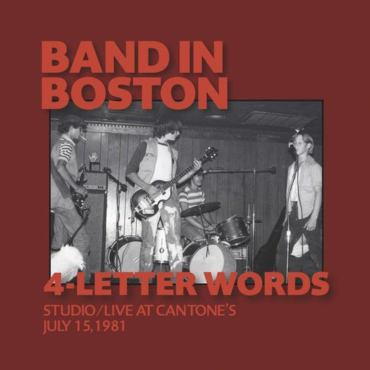 4 - Letter Words - Band In Boston: Studio/Live At Cantone's July 15, 1981 (Vinyl) - Joco Records