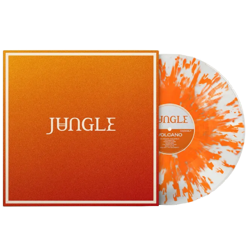Jungle - Volcano (Indie Exclusive, Clear & Orange Splatter Vinyl) (LP) - Joco Records