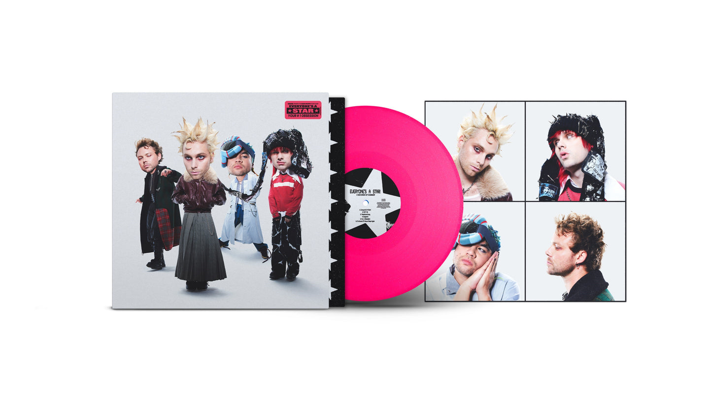 5 Seconds Of Summer - Everyone's A Star! (Neon Pink Glitter Vinyl)
