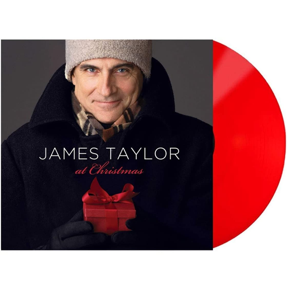 James Taylor - James Taylor At Christmas (Limited Edition, Opaque Red Vinyl) (LP) - Joco Records