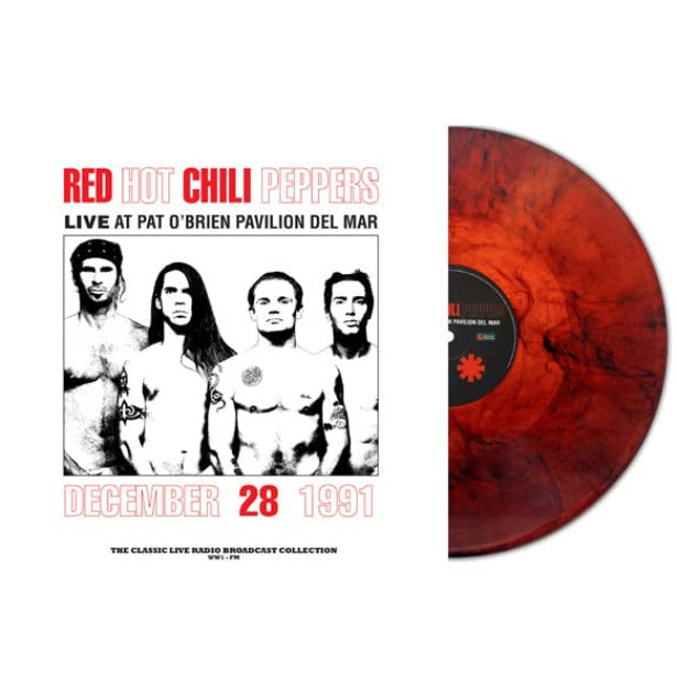 Red Hot Chili Peppers - Live at Pat O'Brien Pavilion, Del Mar (Dec. 1991) (Red Marble Vinyl) (LP) - Joco Records