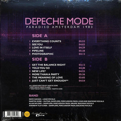 Depeche Mode - Paradiso Amsterdam 1983 (Broadcast Import) (LP)