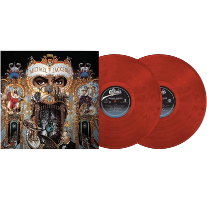 Michael Jackson - Dangerous (Limited Edition Import, Red & Black Swirl Vinyl) (2 LP)